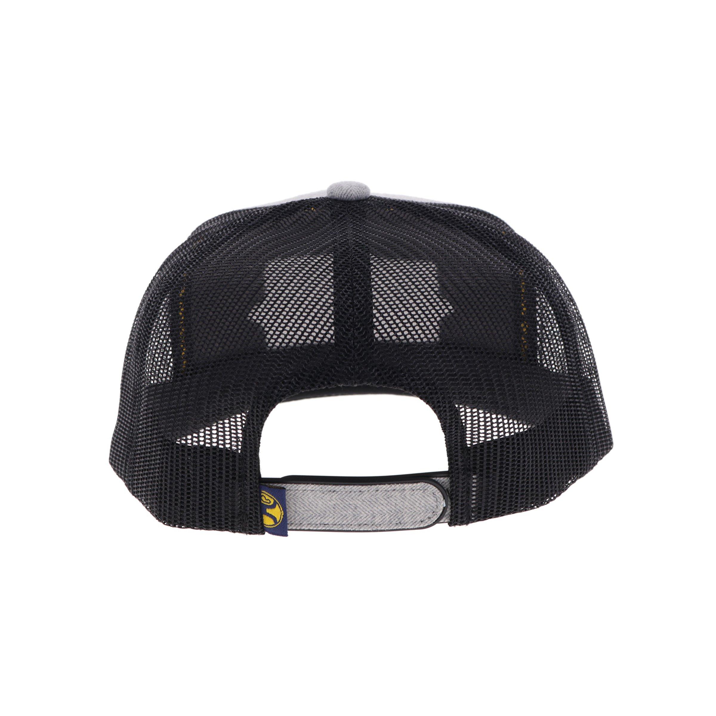 Hooey Diamond Patch Trucker Snapback Hat-Grey - GREY